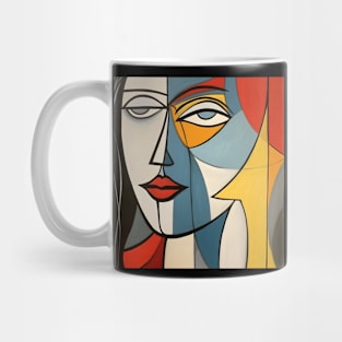 Sunlight on the Woman's Face Artsy Style Mug